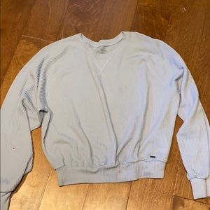 hollister light blue long sleeve shirt
